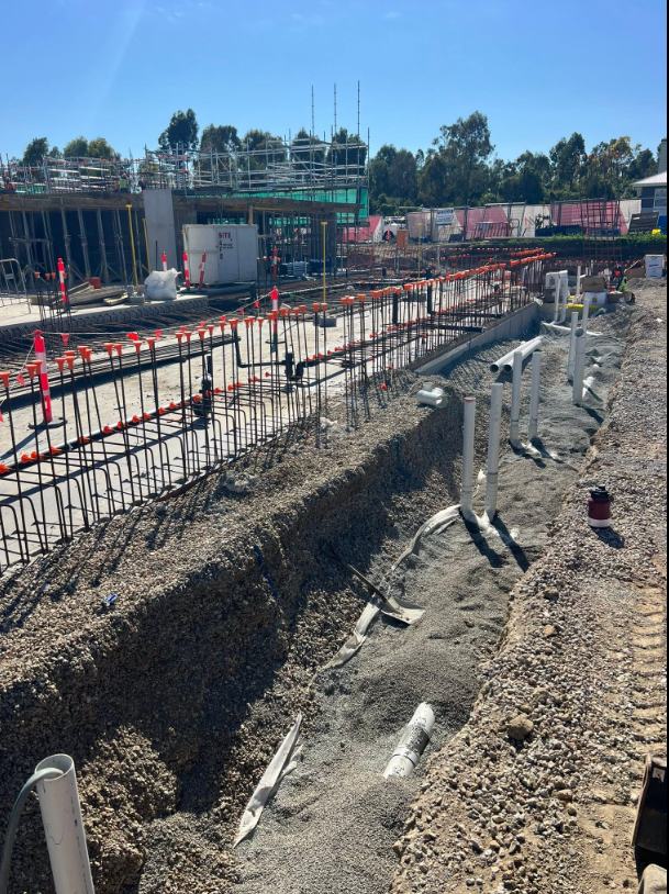 Commercial footings & drainage
