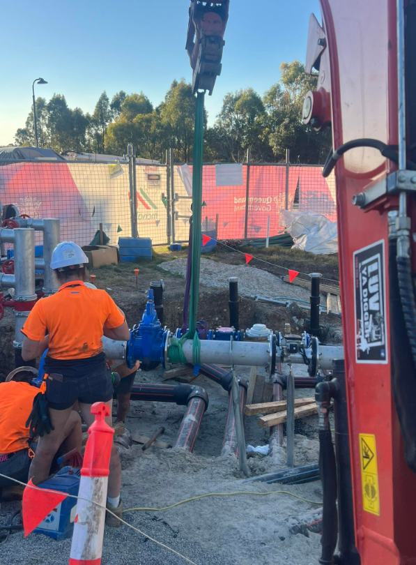 Water-main lift & fit